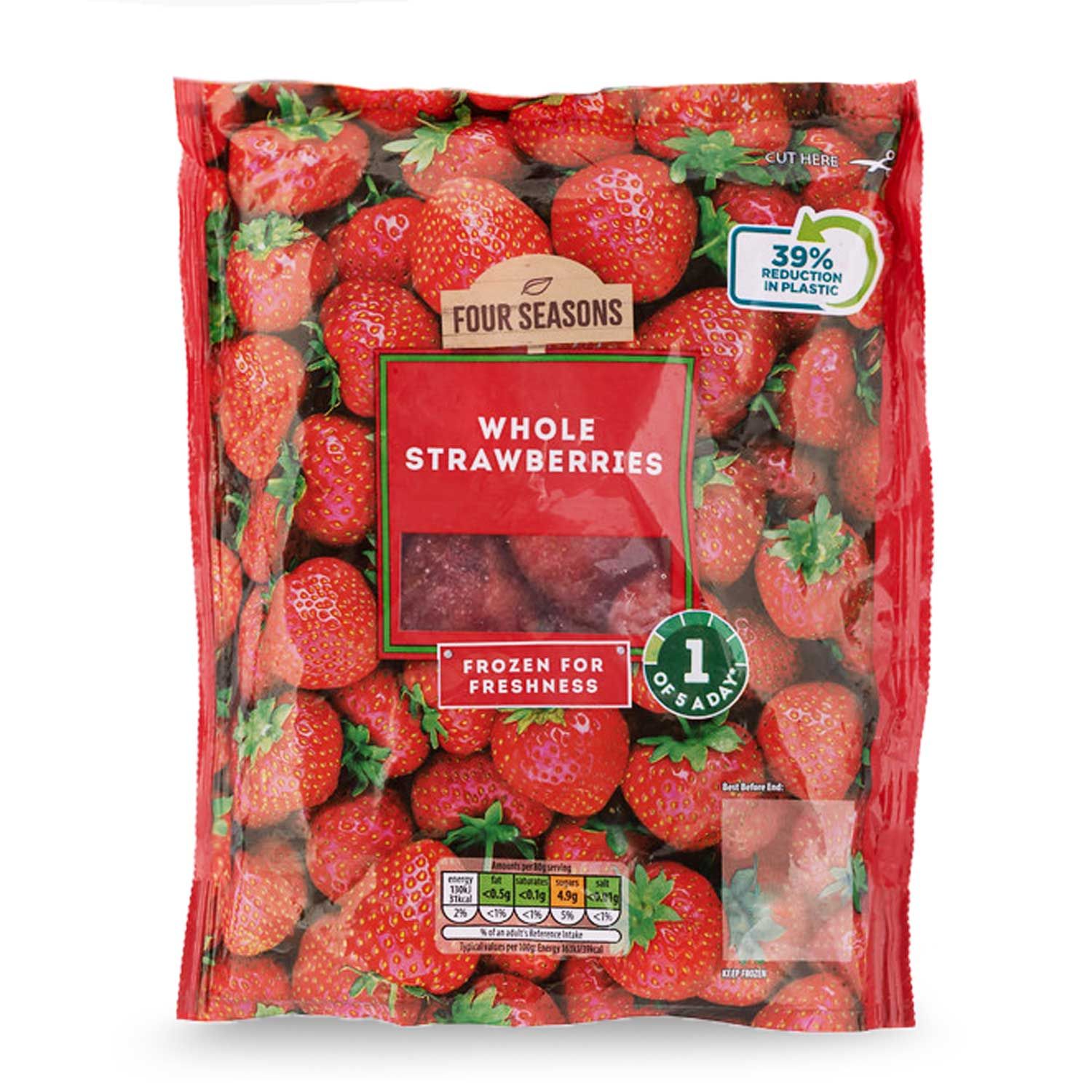 Whole Strawberries 350g Four Seasons